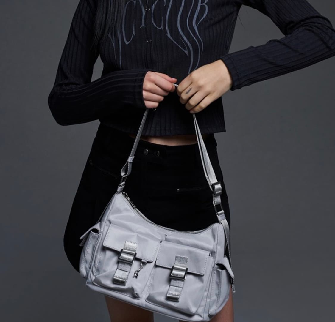 팬시클럽 캄 인텐스 숄더백 그레이 상품이미지3