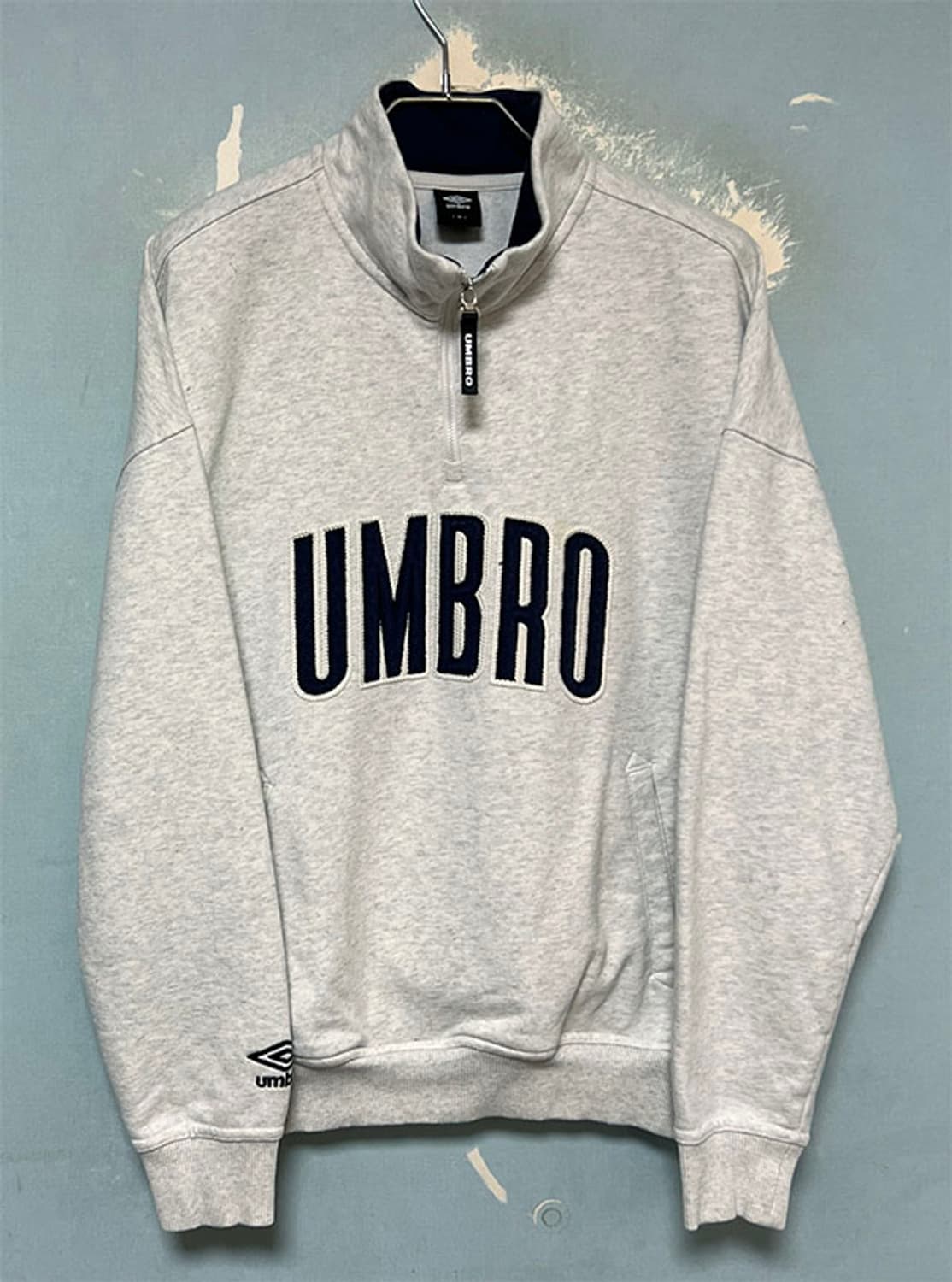 엄브로 여자 맨투맨 반집업 추동 캐주얼 오염 S 90 55 상품이미지1