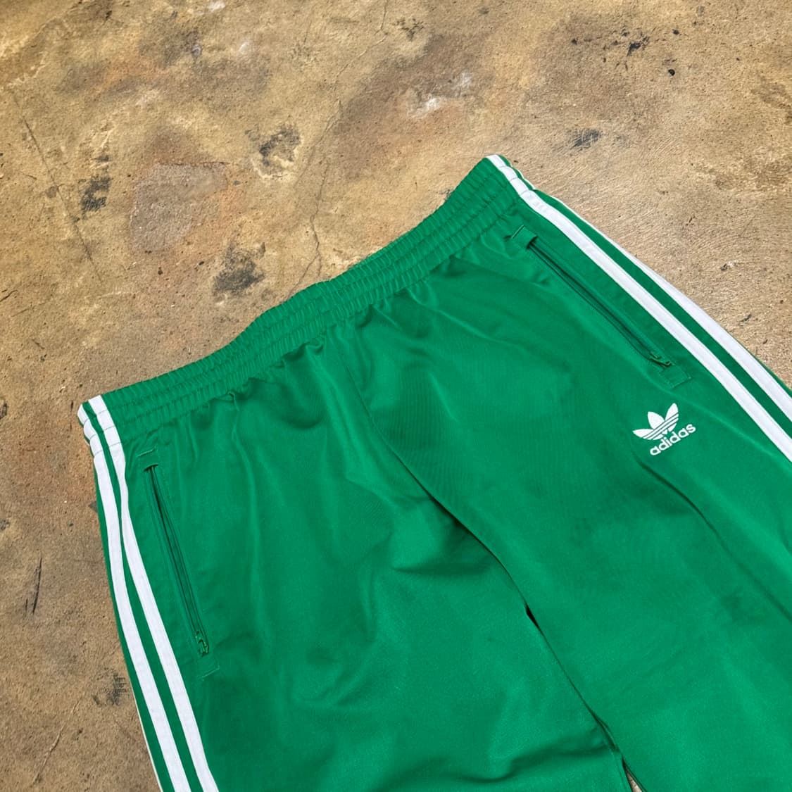 [정품/2XL] 아디다스 삼선 트레이닝 바지 녹색 b17 상품이미지1