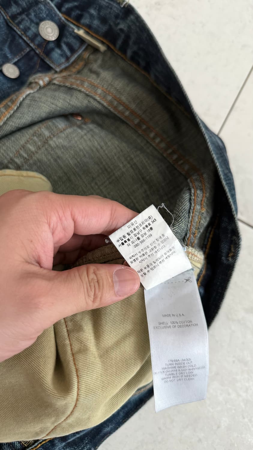 RRL 빈티지파이브포켓 기빈스 진 - Size34 상품이미지6
