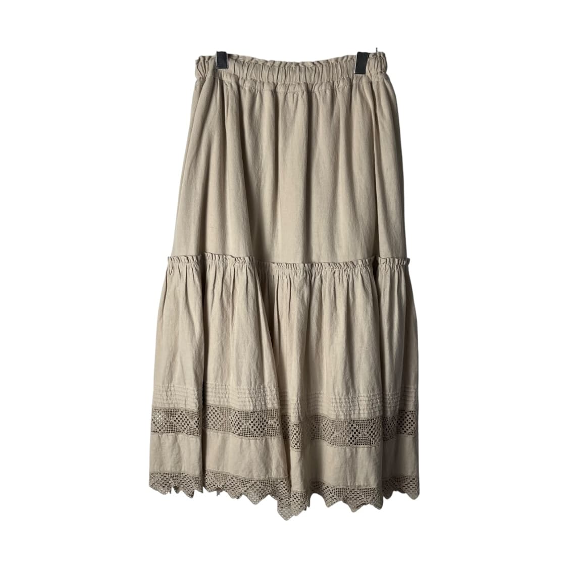 [SM2] 사만사모스2 크로쉐 레이어드 롱스커트 상품이미지2