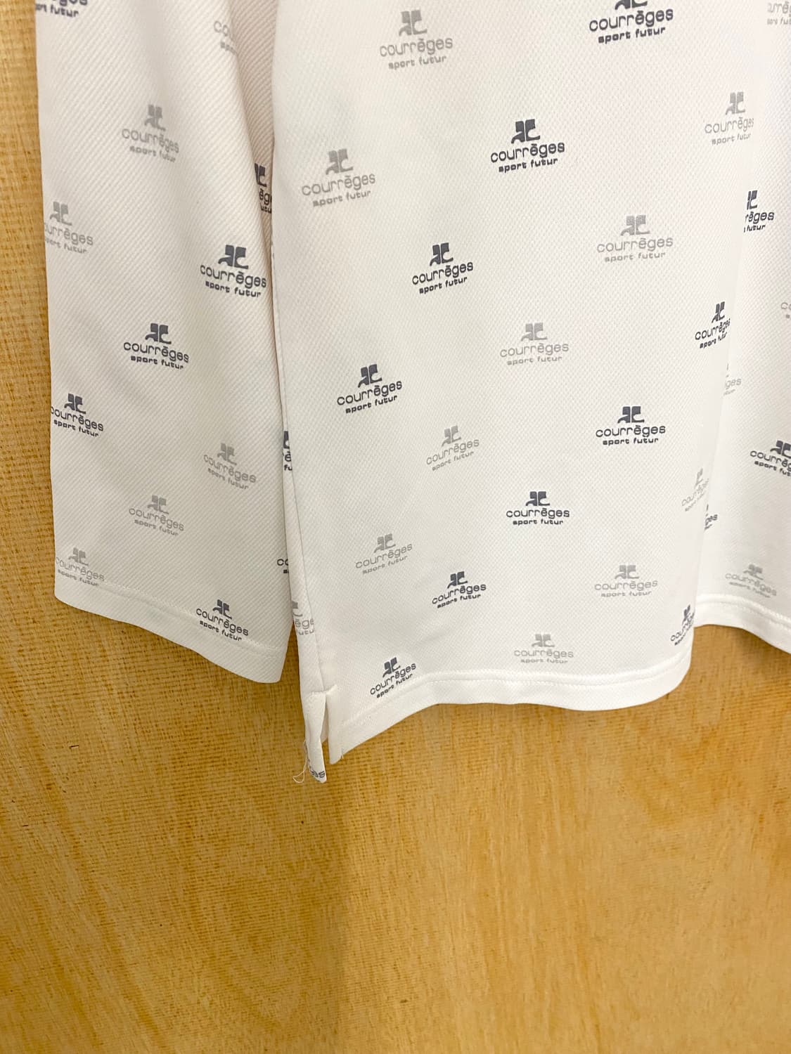 COURREGES half zip-up jersey 쿠레쥬 하프집업 져지 상품이미지4