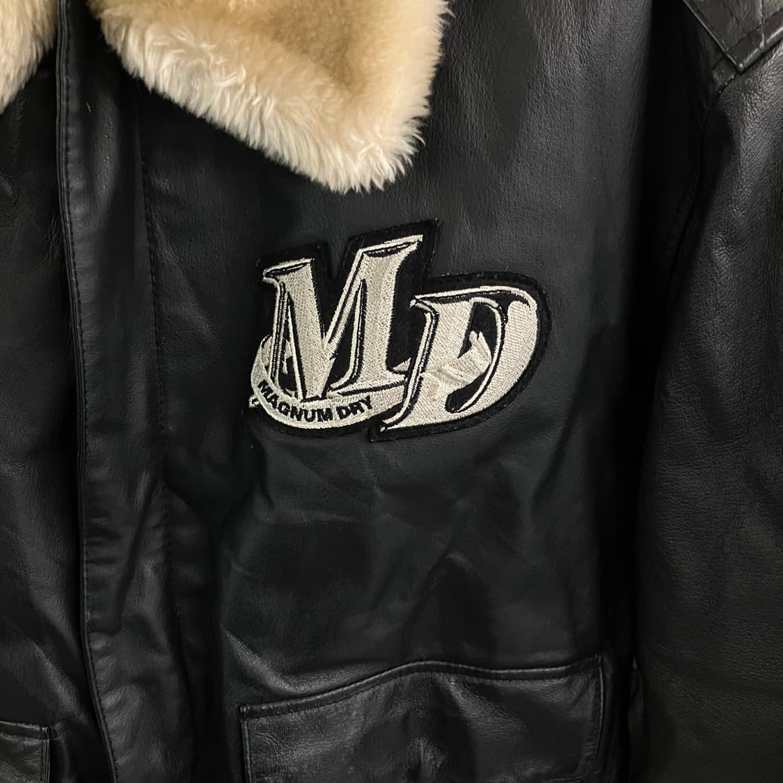 JPN VTG 빈티지 소가죽 G-1 봄버 자켓 M 상품이미지5