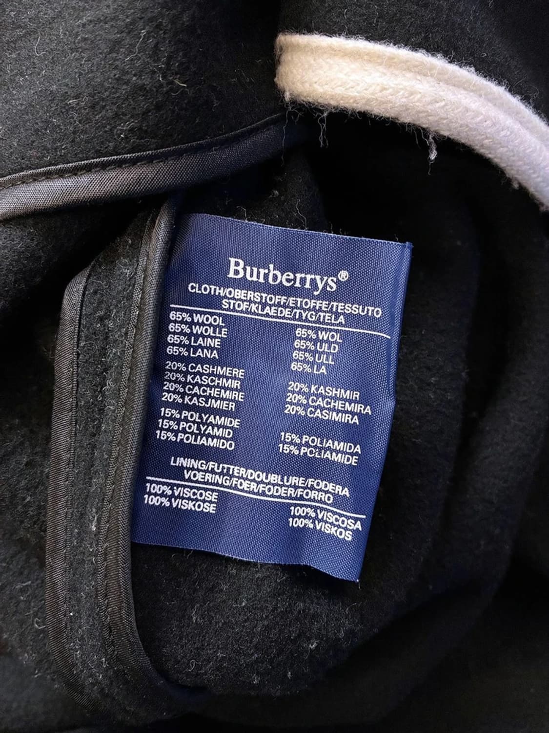 버버리 90's 클래식 배색 울 캐시미어 롱 코트 PN5593 상품이미지7