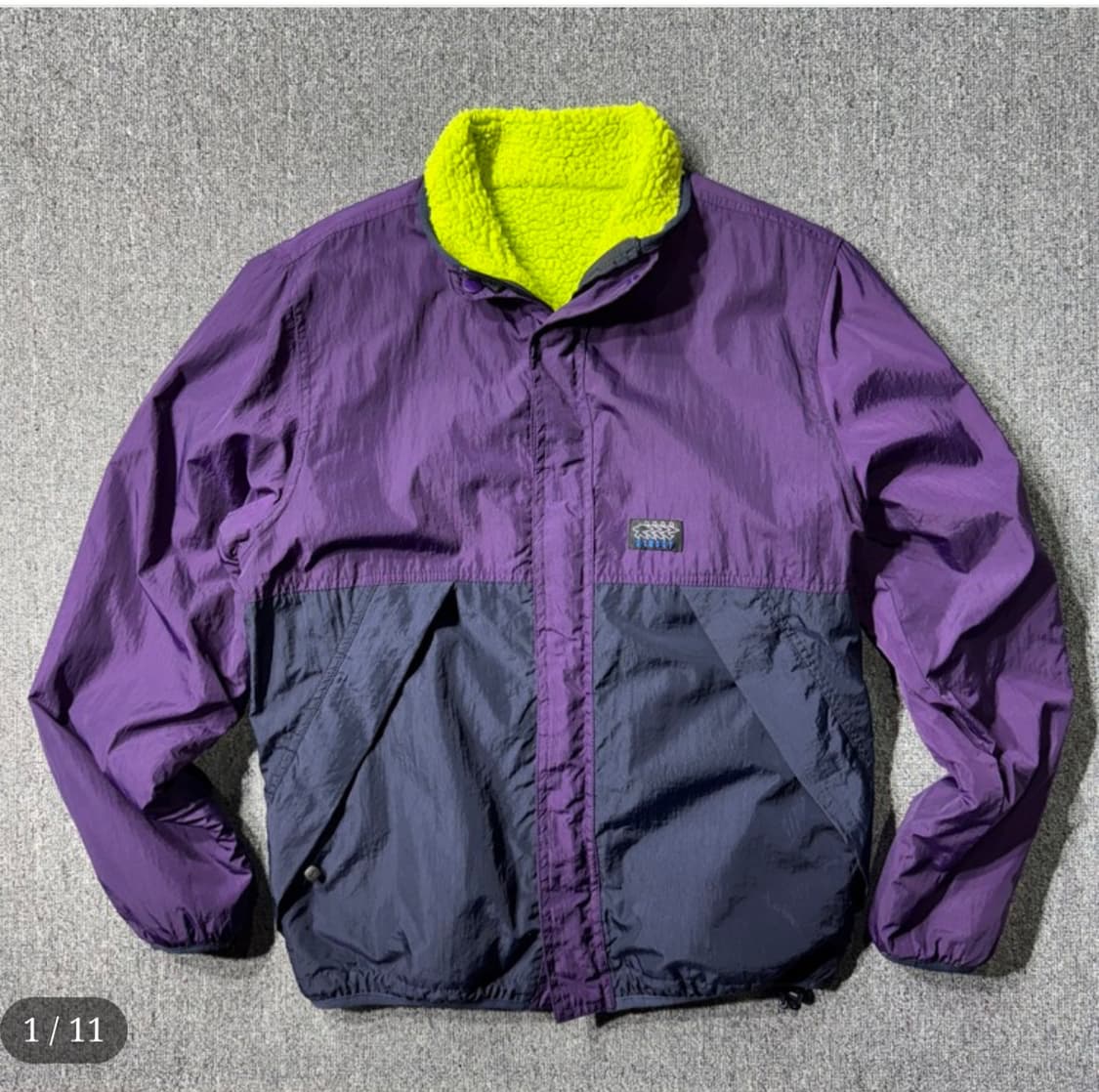 스투시 양면 후리스 s 사이즈 지디착용 상품이미지2