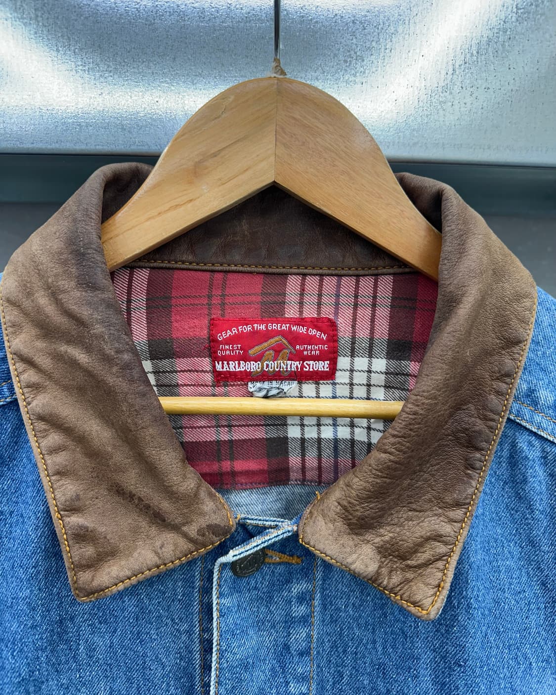 (2XL)90'S MARBORO COUNTRY 청자켓-M1899 상품이미지2