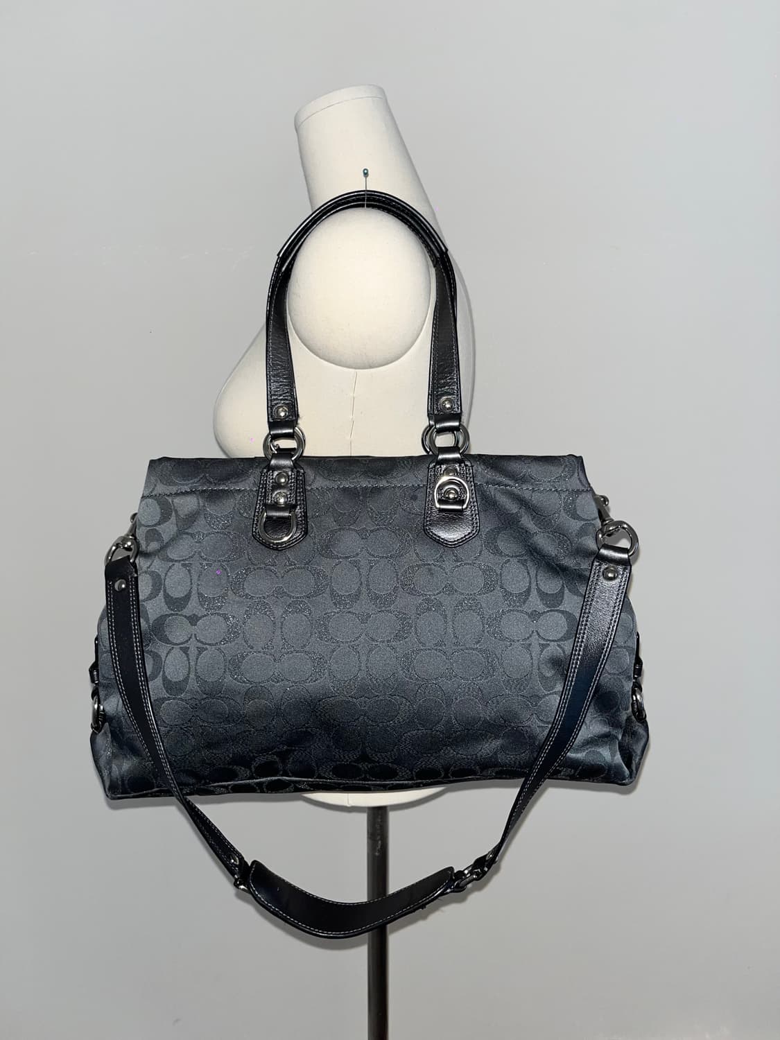 90ss COACH darkgray Shoulder bag 상품이미지5