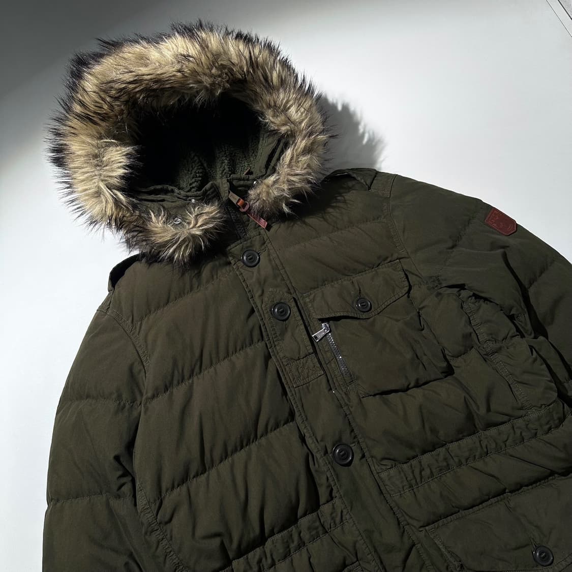 폴로 랄프로렌 포 퍼 트림 덕다운 패딩 파카 상품이미지5