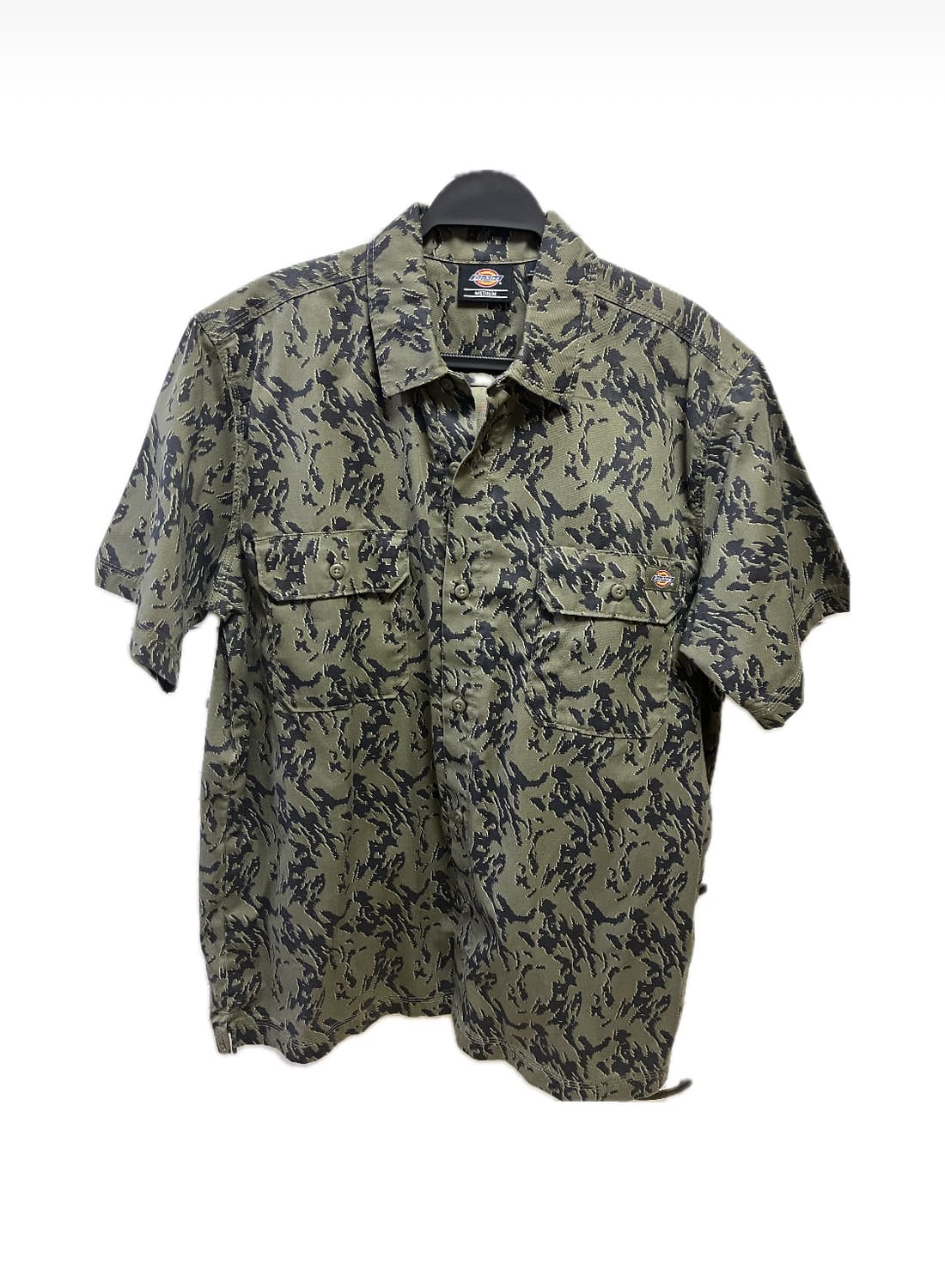 Dickies 숏슬리브 카모 워크 셔츠 상품이미지2