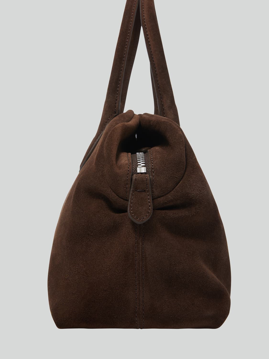 렉토 싱글러 토트백 미디엄 모시 브라운 상품이미지4