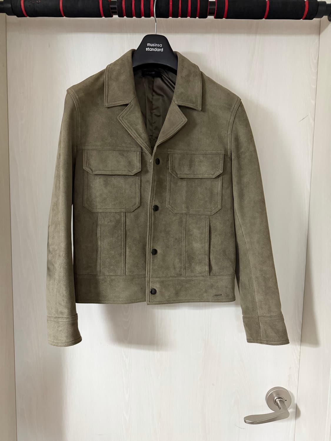 디앤써 페이크 스웨이드 크롭 자켓 44 상품이미지1