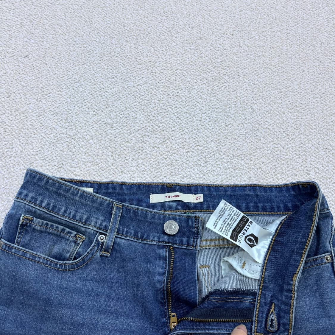 W27 L30 리바이스 슬림핏 데님 팬츠 0427E 상품이미지4