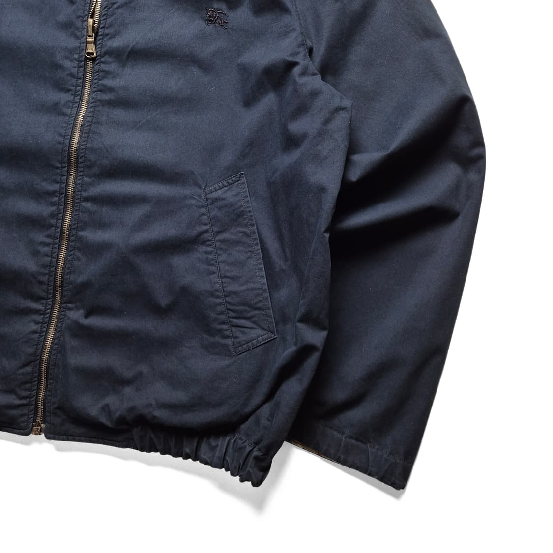 [L] 버버리 리버시블 블루종 자켓 상품이미지5
