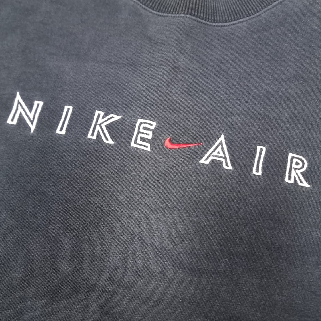 80-90s 국내제작 나이키 에어 맨투맨 네이비 빈티지(105) 상품이미지2