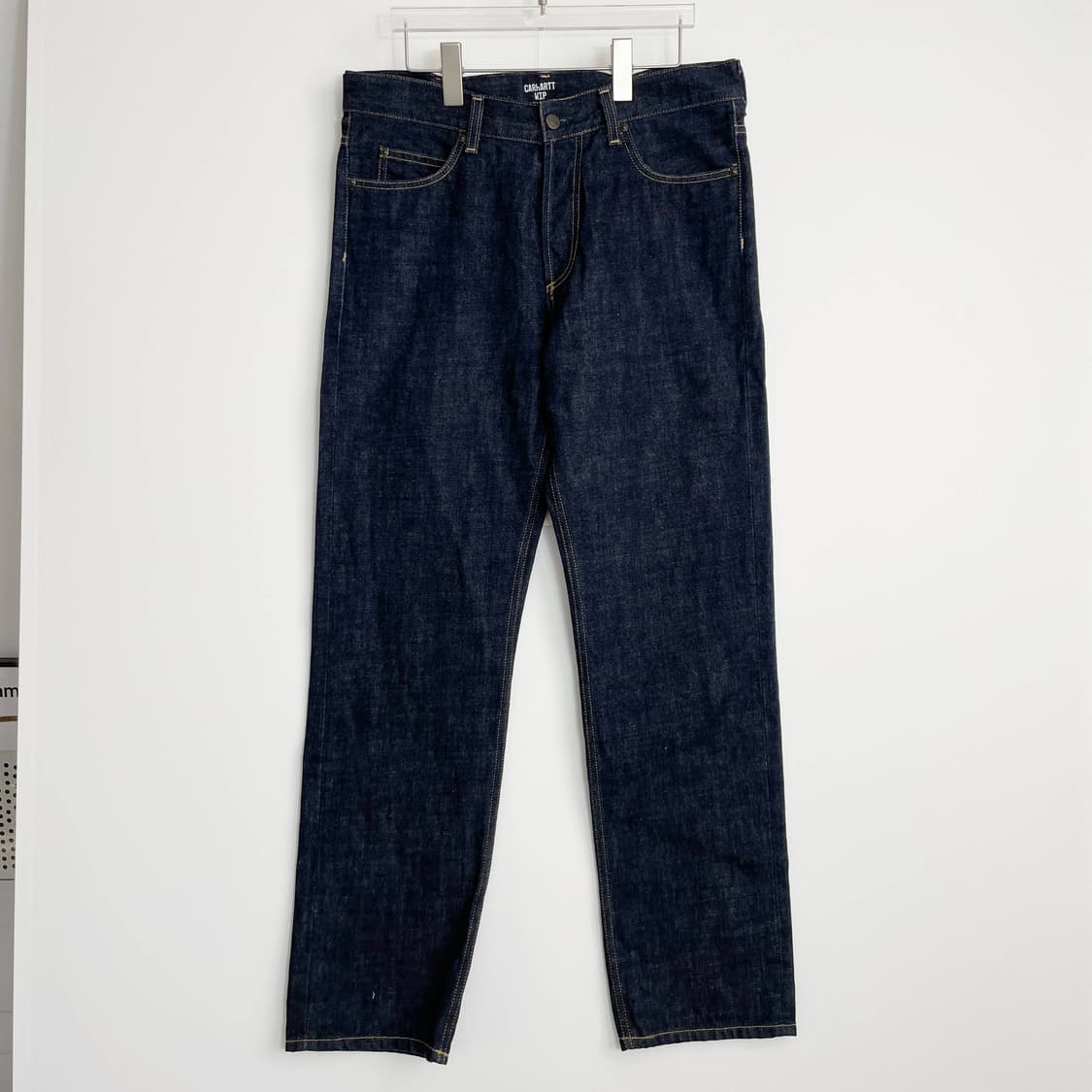C1 칼하트 WIP 말로우 생지 데님 팬츠  33사이즈 상품이미지1