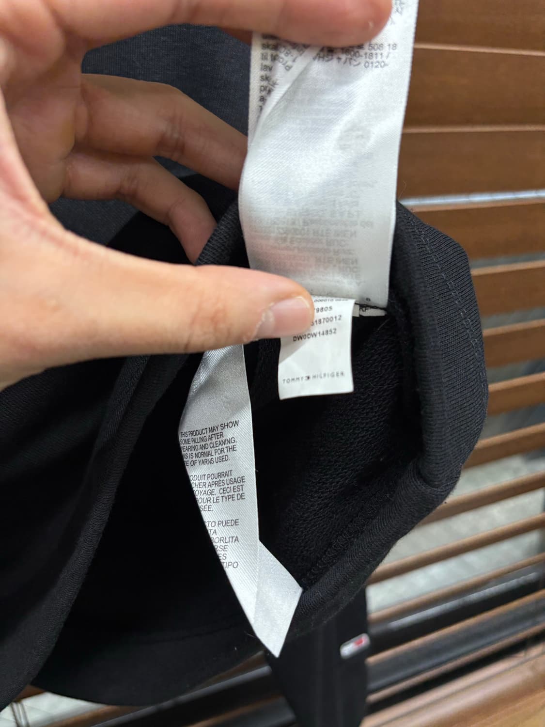 타미힐피거 진 에센셜 로고 후드티 상품이미지8
