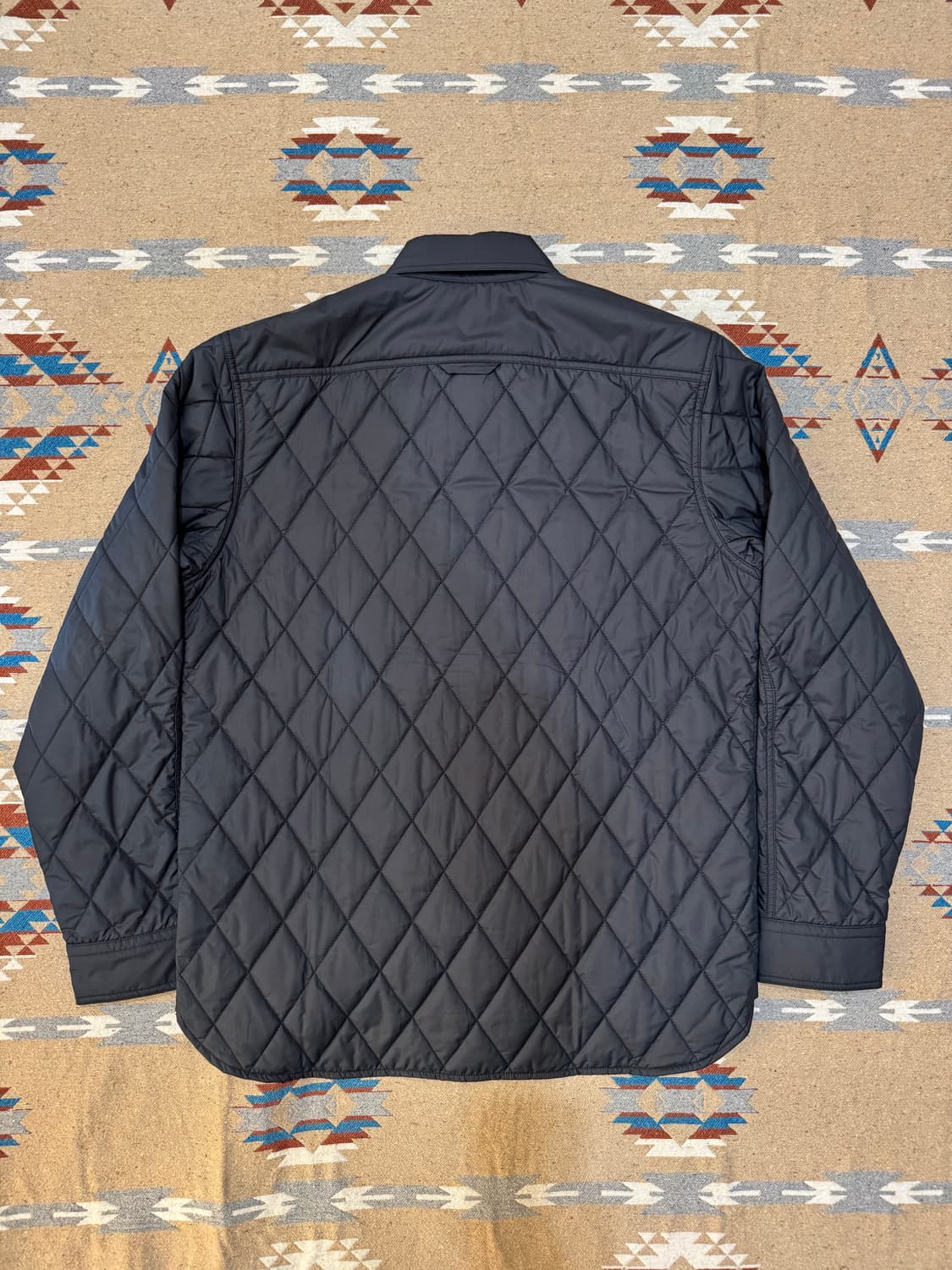 [M] RRL 더블알엘 퀼티드 셔츠 자켓 블랙  상품이미지8