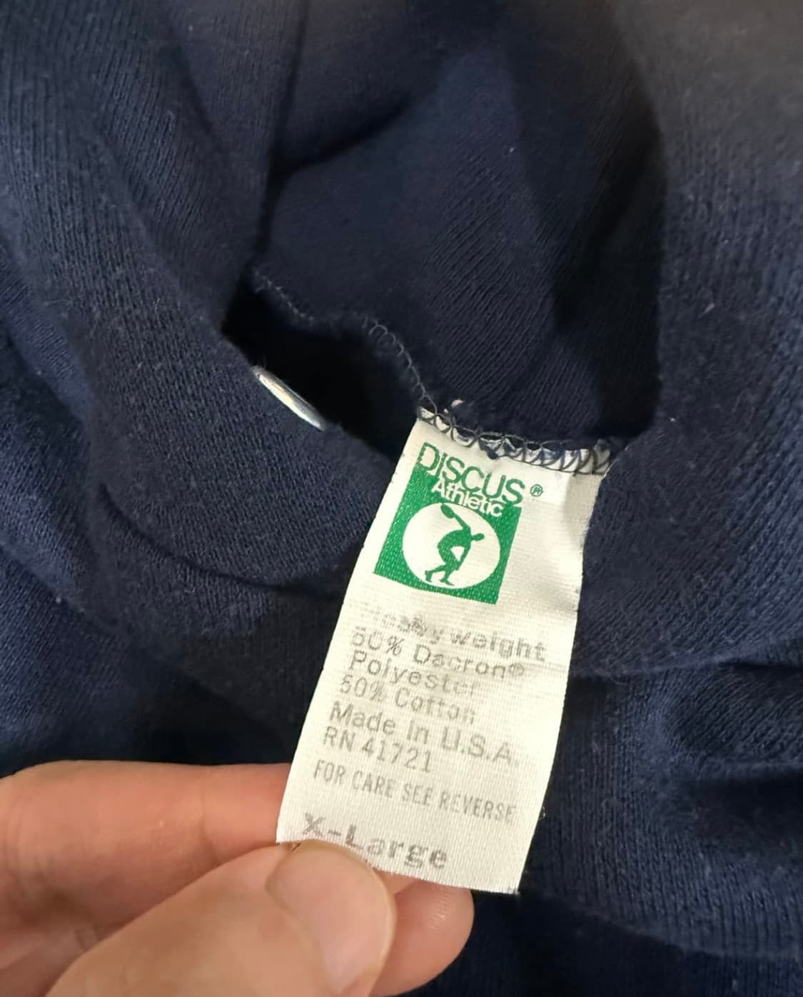 디스커스 애슬레틱 90s 네이비 후드티 XL 상품이미지2