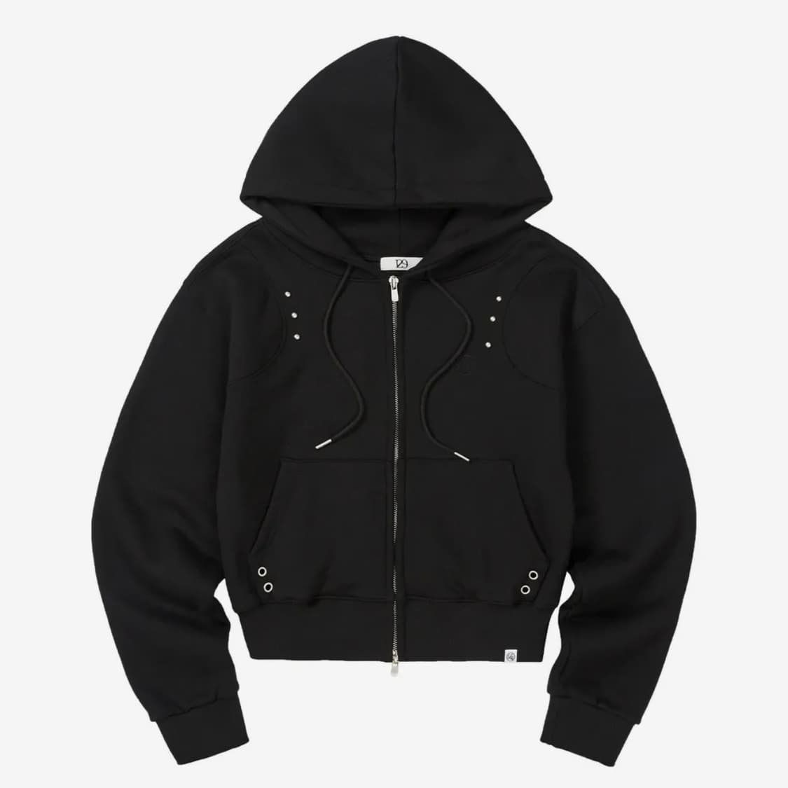 일리고 스터드 후드집업 + 캉캉 레이어드 립 스커트 세트 상품이미지4