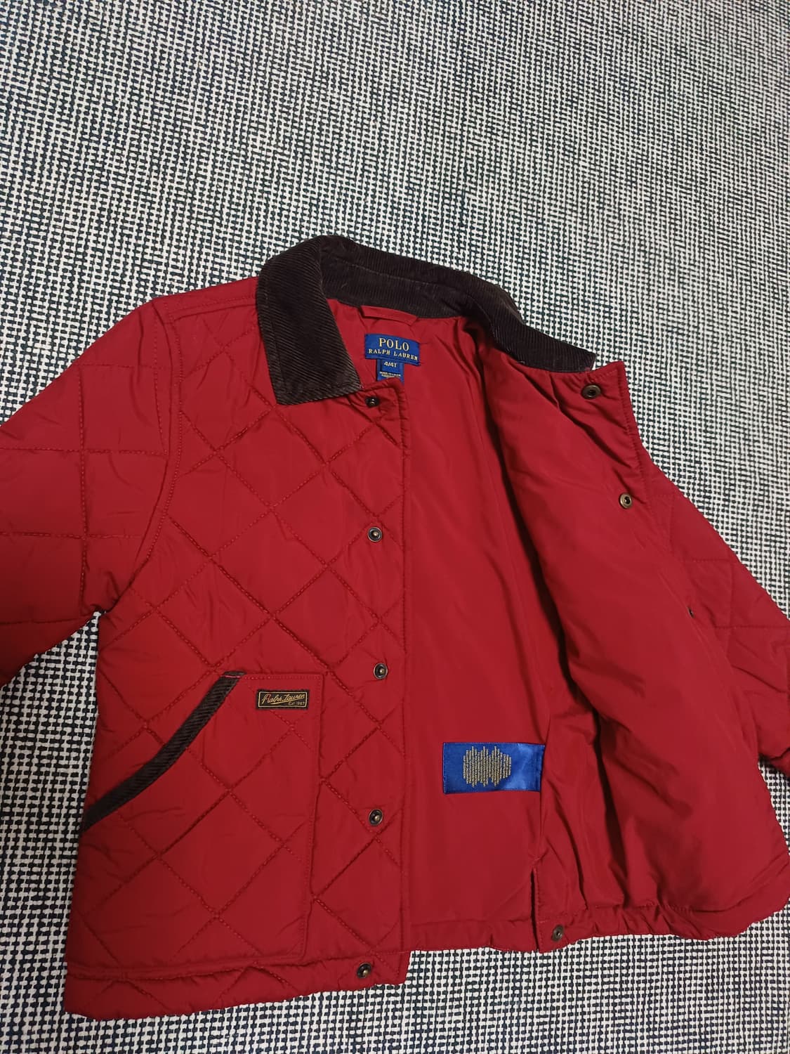 폴로 랄프로렌 키즈 퀼팅 자켓 (4/4T) 상품이미지2