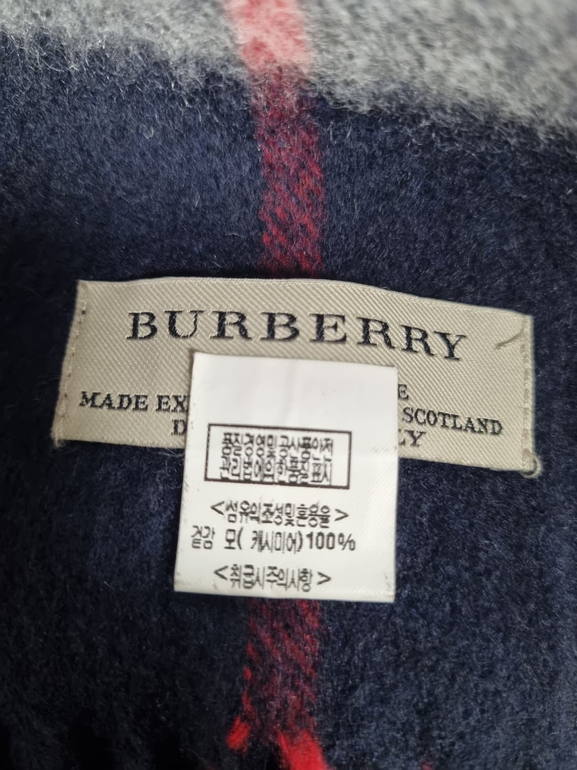 버버리 캐시미어 스카프 목도리  상품이미지2