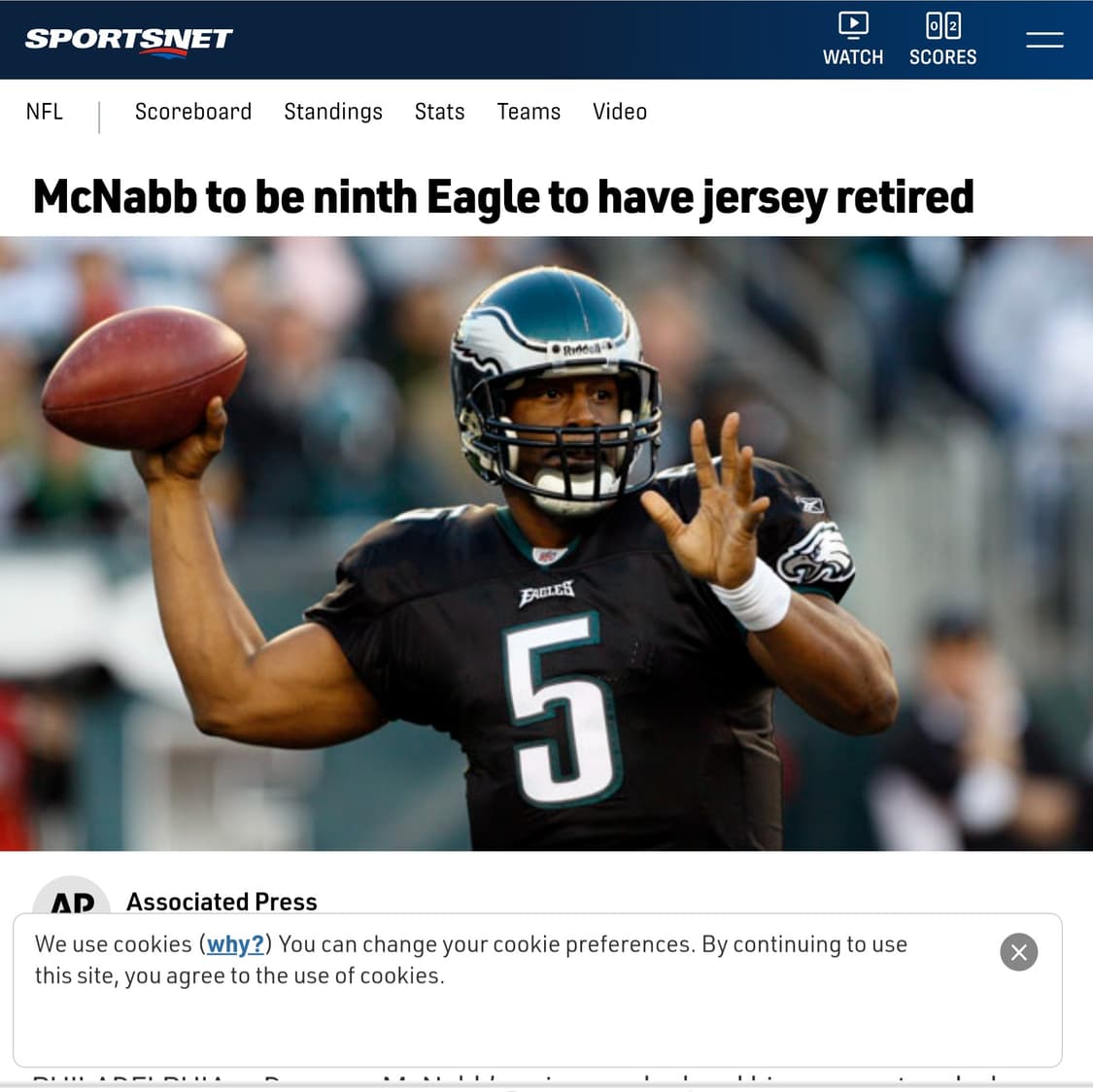 리복xNFL 도노반 맥냅 져지 상품이미지3