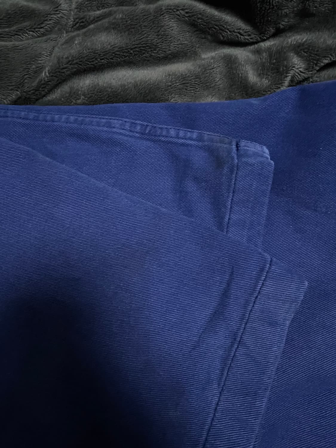 [L] ryoo 알와이오오 페인터팬츠 블루 상품이미지5