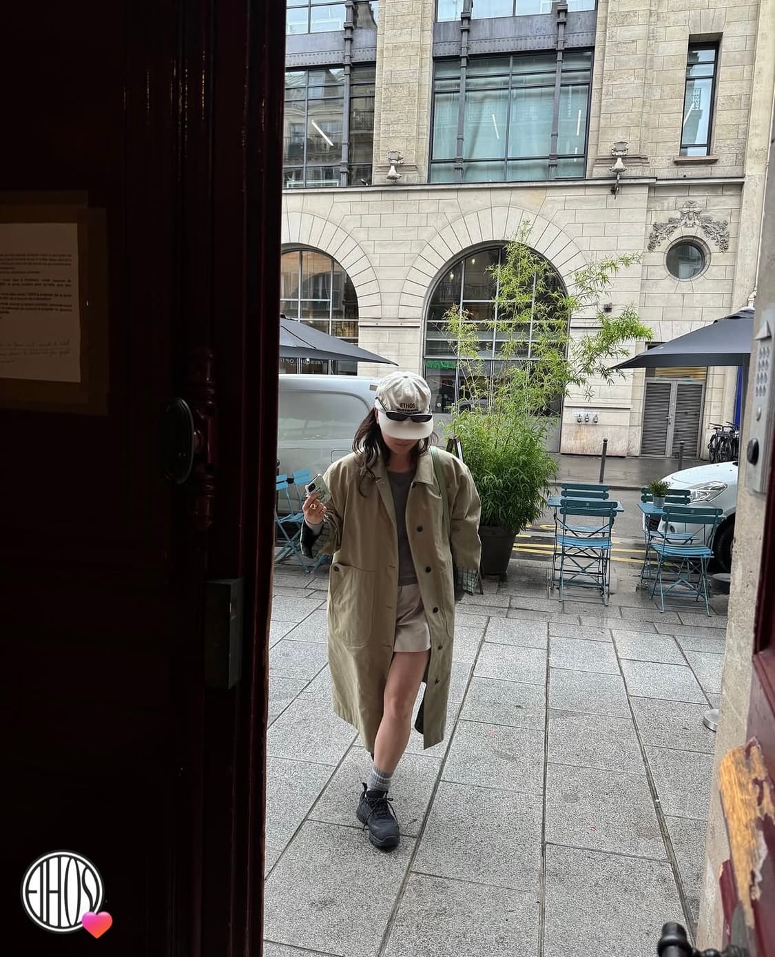 새상품) 에토스 파리 볼캡 라이트베이지 상품이미지7