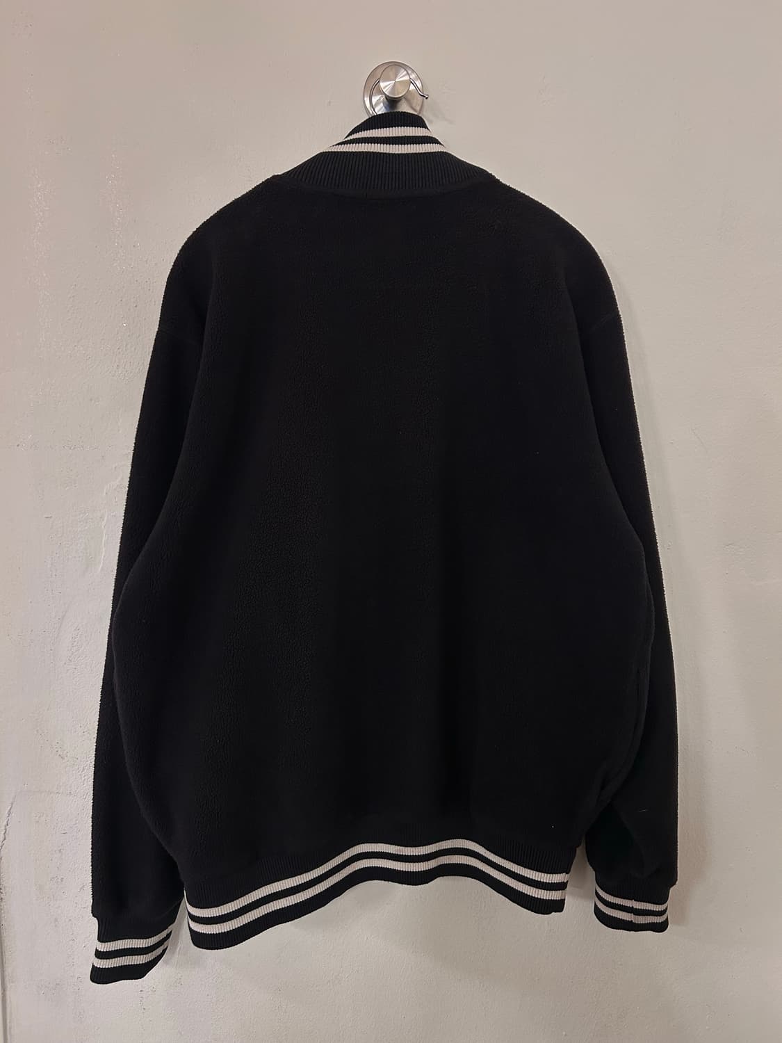 챔피온 블랙 플리스 자켓 바시티 자켓 XL 상품이미지7