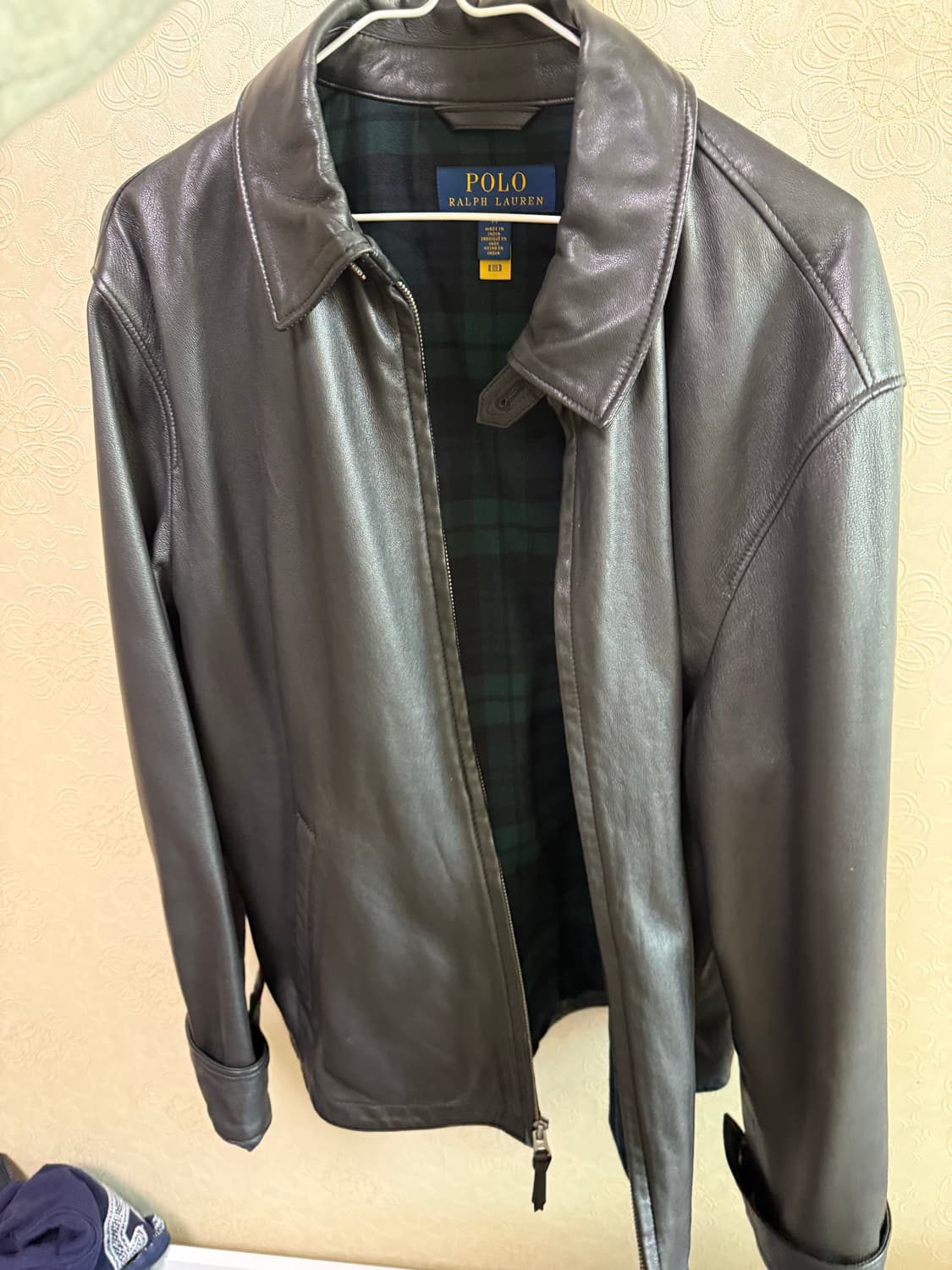 폴로 랄프로렌 가죽자켓 블랙 미디움 상품이미지1