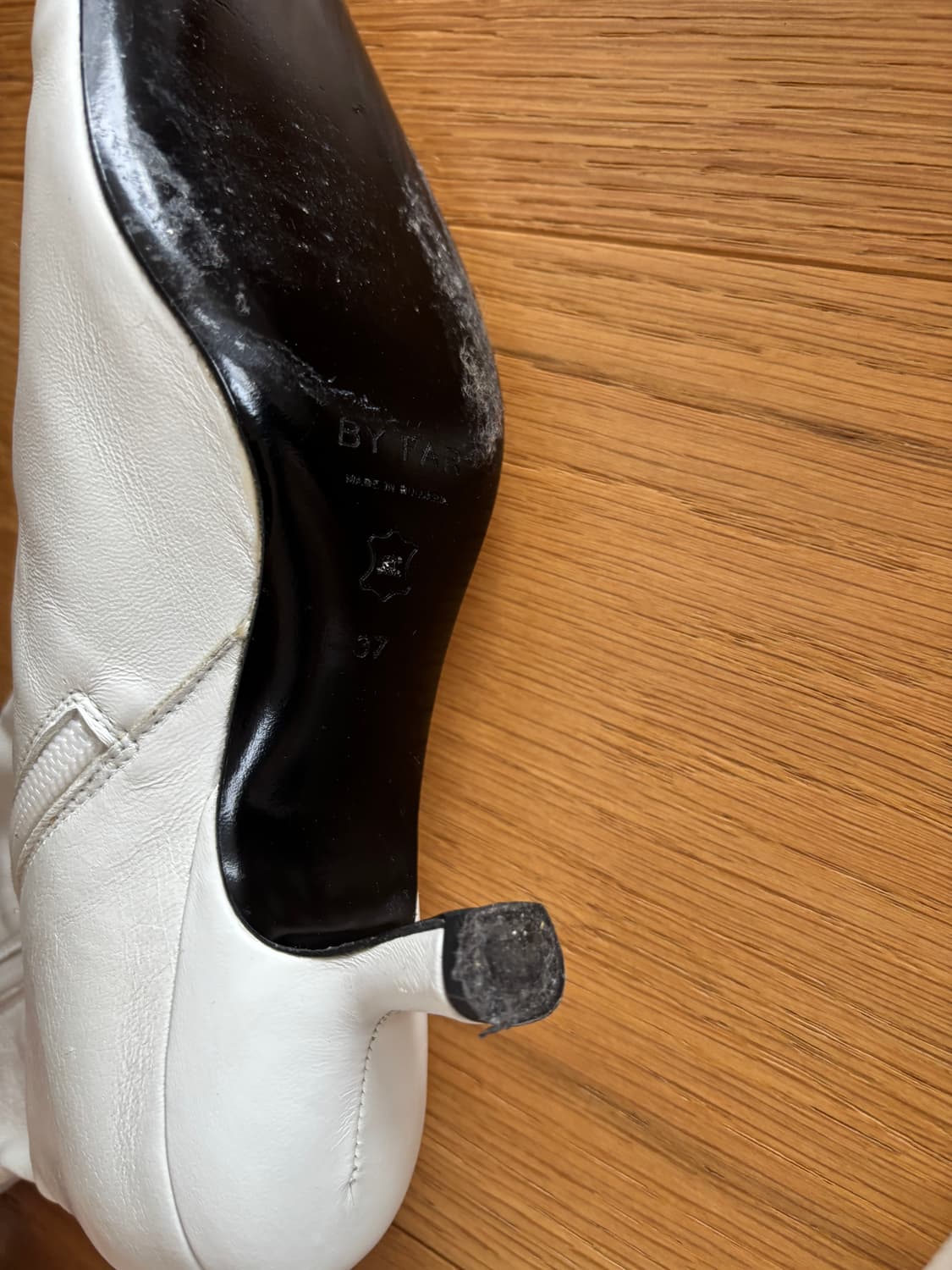 By far audrey boots 화이트 37 size 상품이미지6