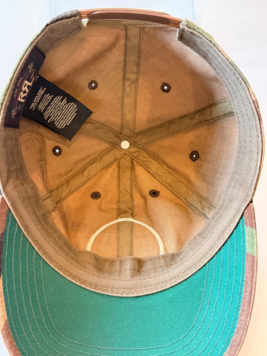 RRL Double RL Winged-Logo Camo Ball Cap 상품이미지7