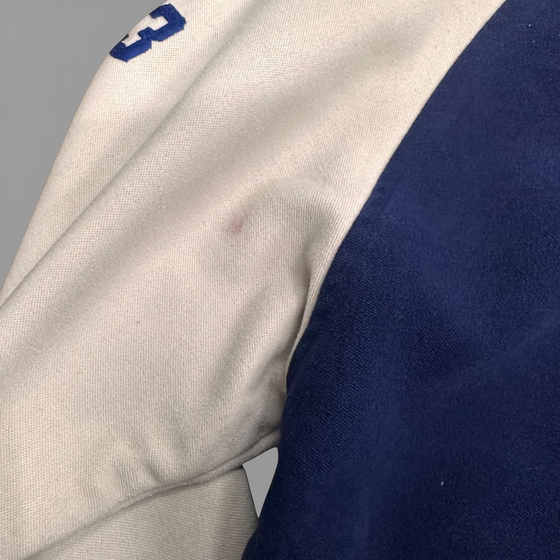 Navy Reglan Varsity reversible Jacket  상품이미지8