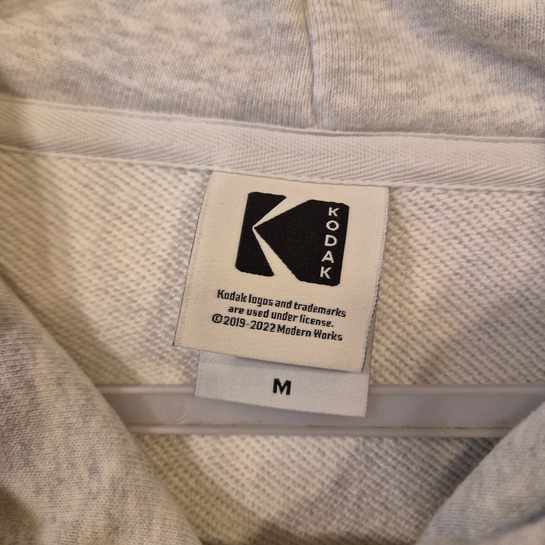 M 코닥 오트밀 자수 후드 상품이미지3