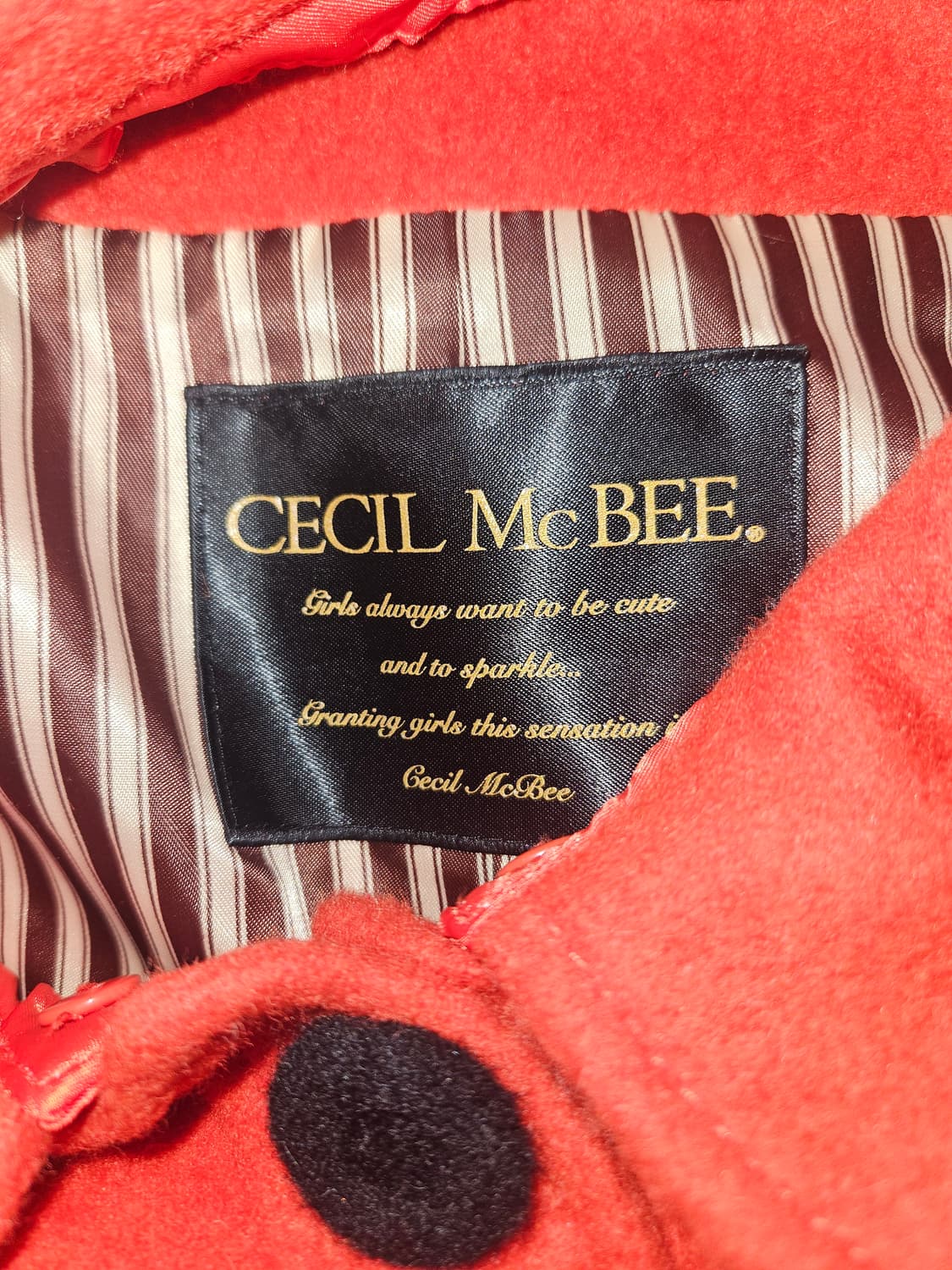 세실맥비 빈티지 토마토 코트 상품이미지4