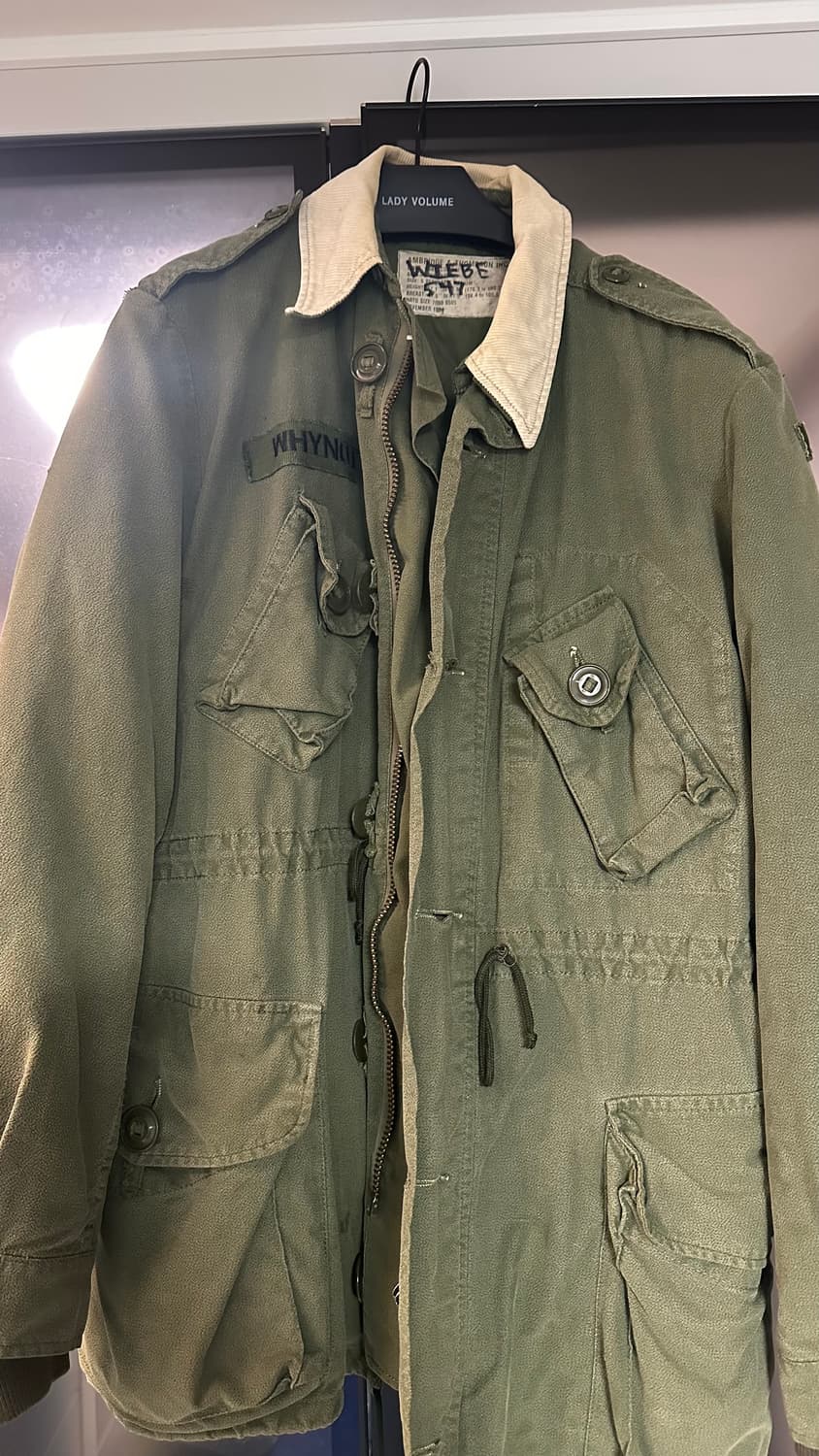 60s 오리지널 캐나다군 mk2 M-65 정글 퍼티그 필드 자켓 상품이미지2