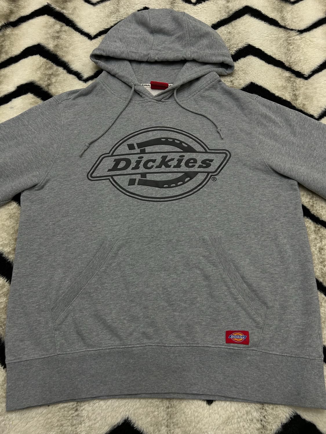 [L]디키즈 오버핏 후드/그레이 상품이미지3