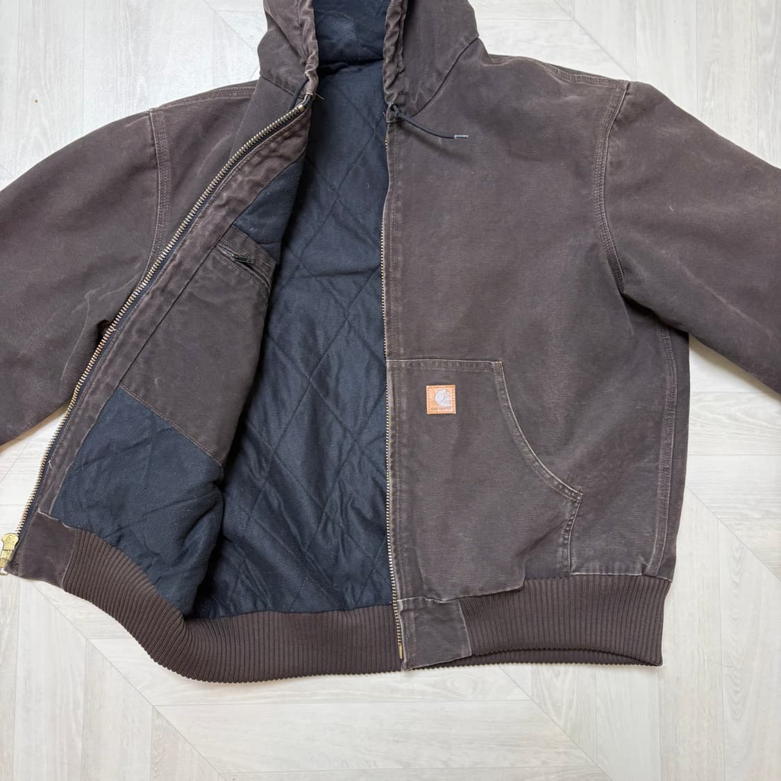 칼하트 j130 액티브 자켓 dkb L 상품이미지5