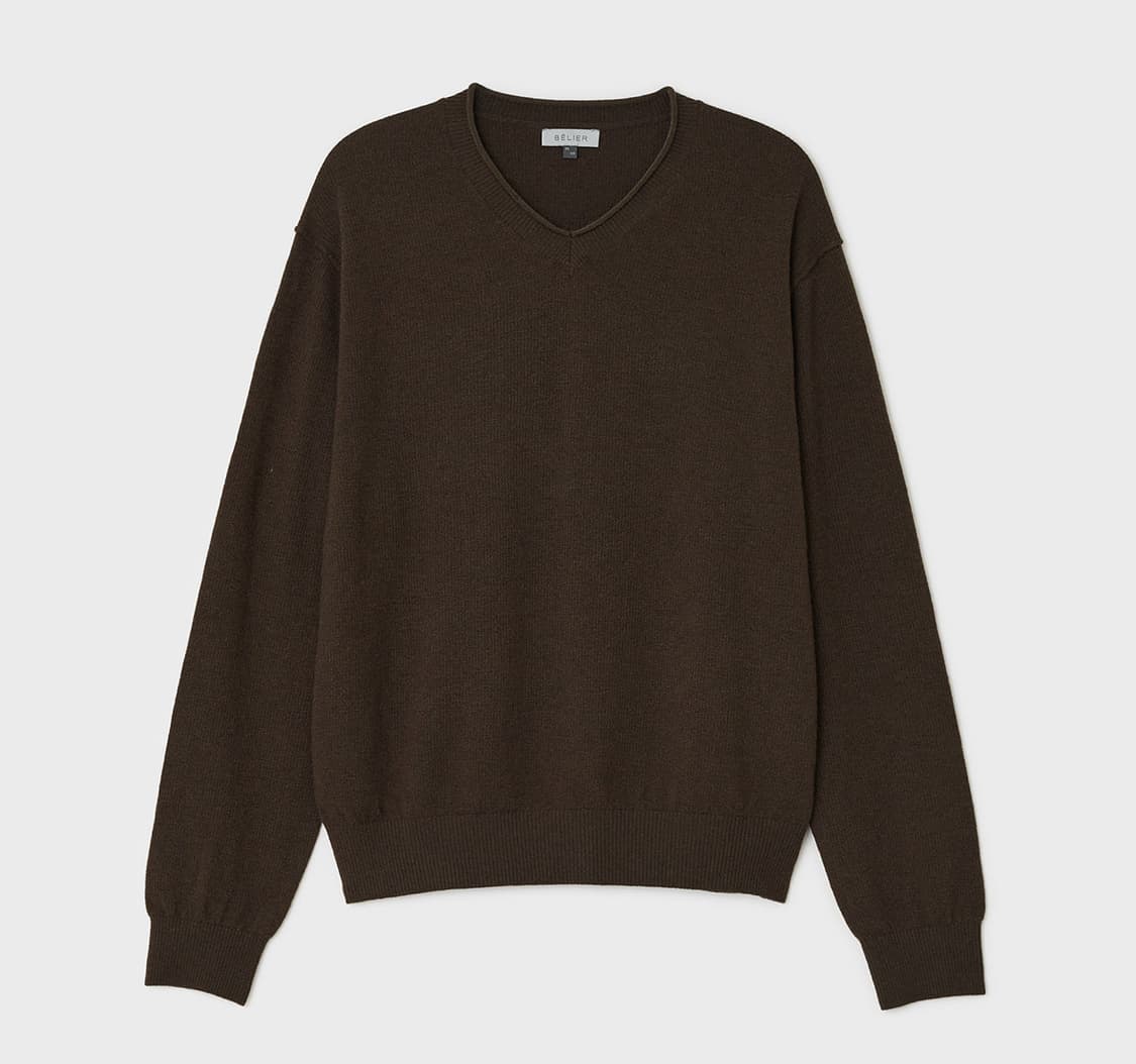 벨리에 브이넥 니트 상품이미지1