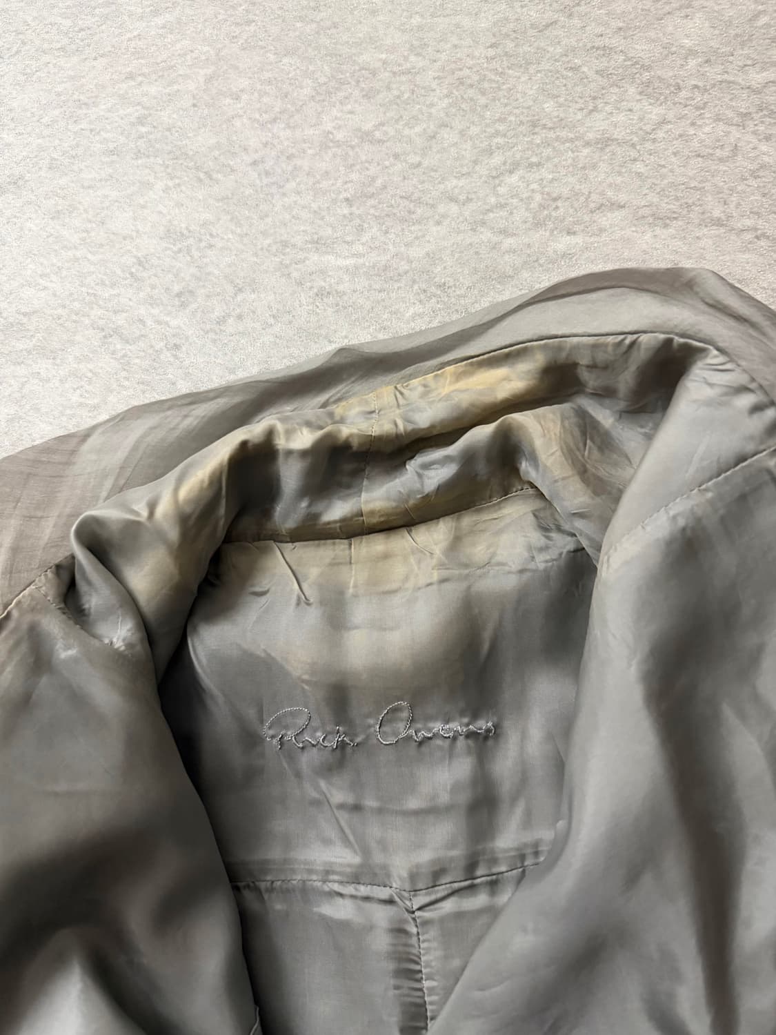 릭오웬스 캥거루 하이넥 레더자켓 상품이미지7