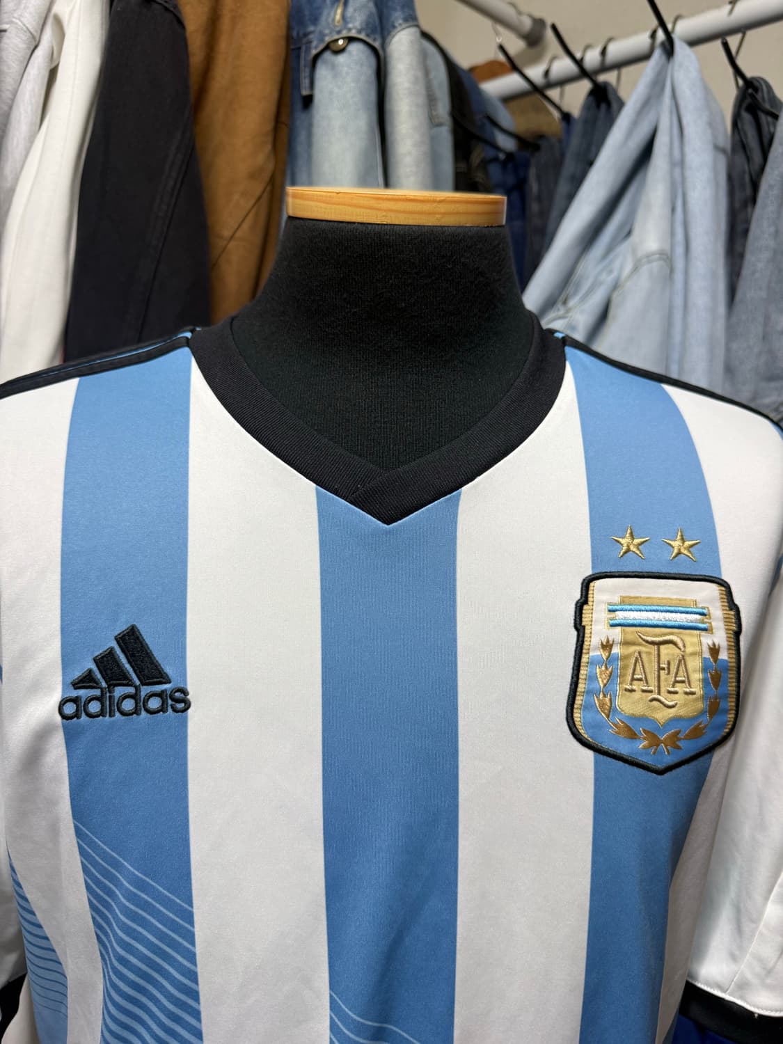 [105] 14-15 아디다스 아르헨티나 축구 국대 유니폼 상품이미지2