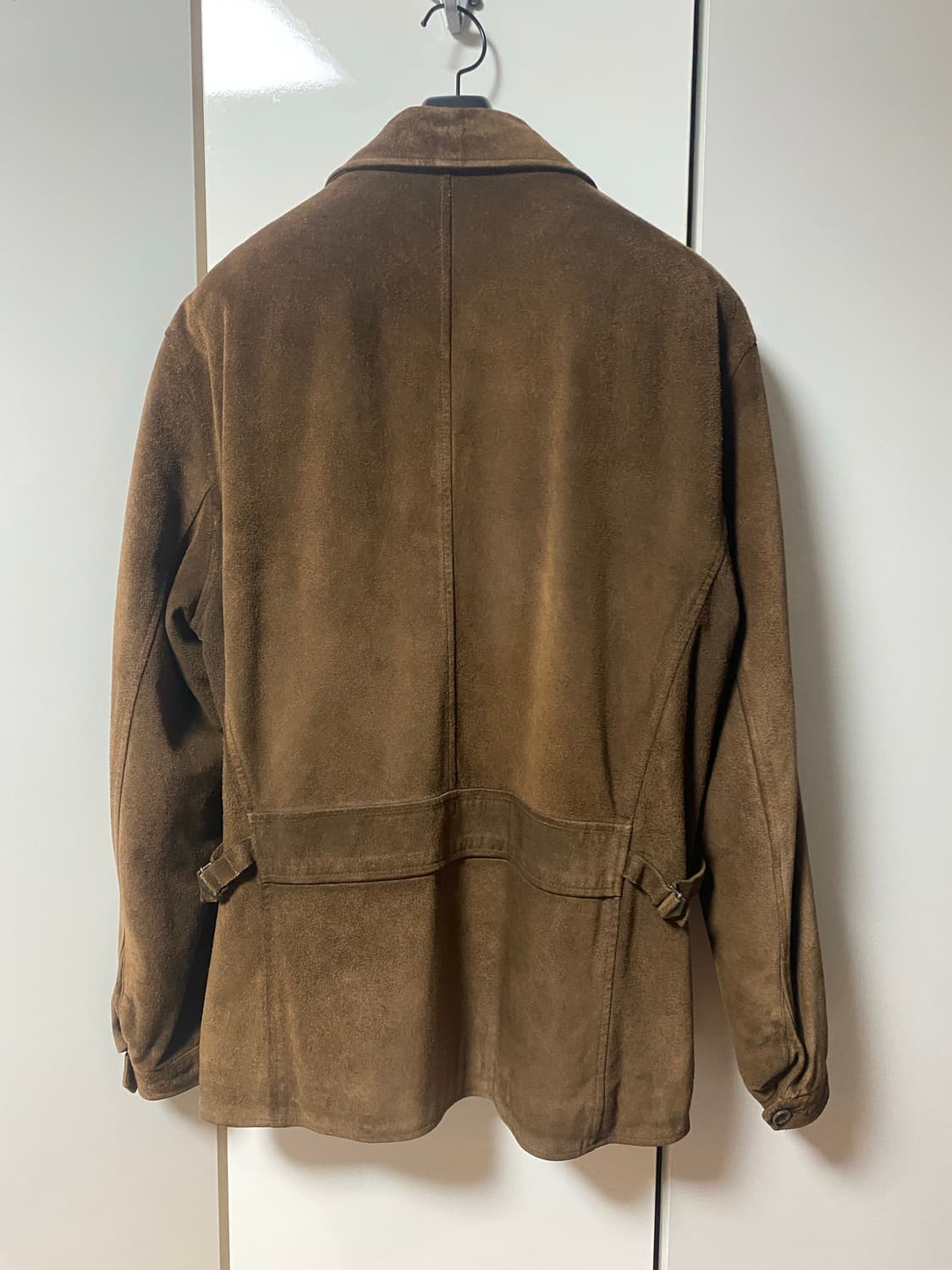 옷정리중. 폴로 스웨이드 어드저스트 자켓 급처 상품이미지1