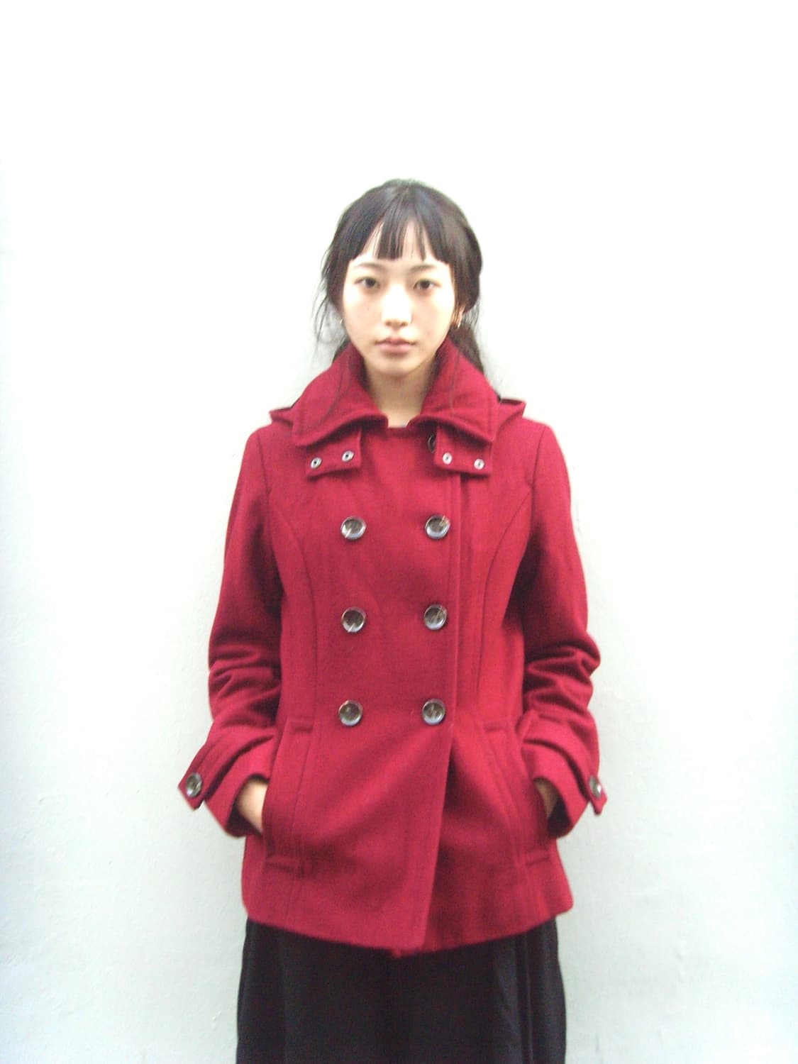 Calvin klein wool down half coat 상품이미지6