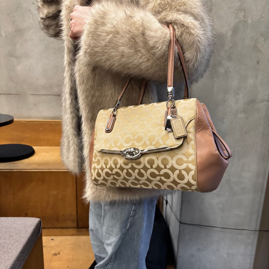 빈티지 코치 숄더백 y2k 갸루  상품이미지4