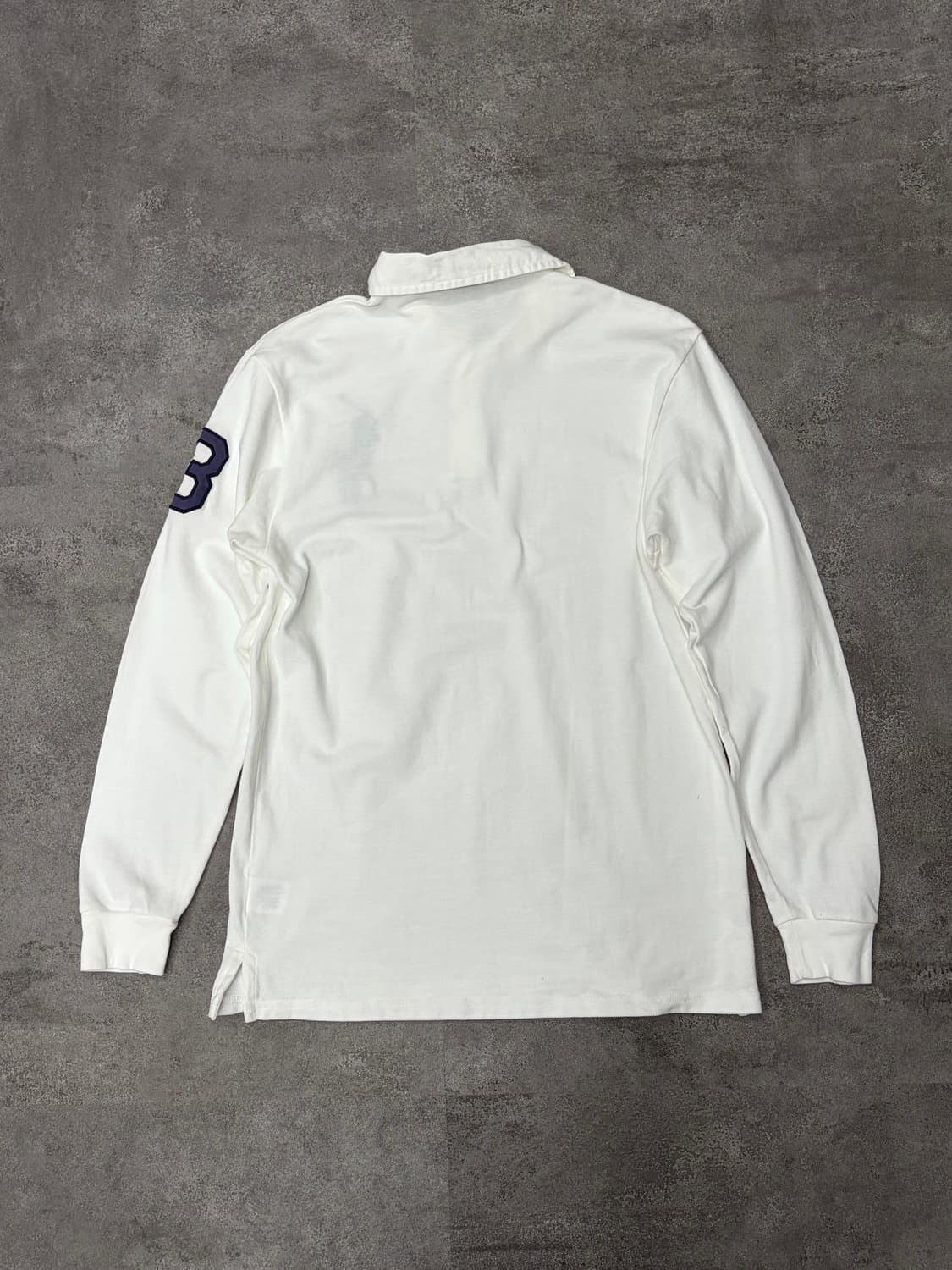 폴로 랄프로렌 빅포니 화이트 럭비 셔츠 긴팔 상품이미지5