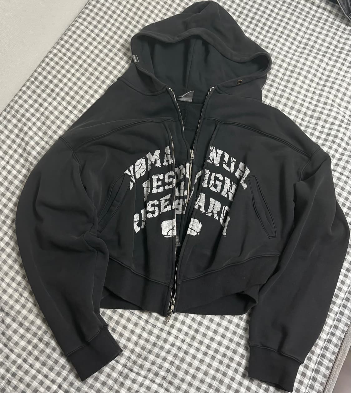 노매뉴얼 후드집업 L사이즈 OVERDYED D.F.L HOODED 상품이미지1