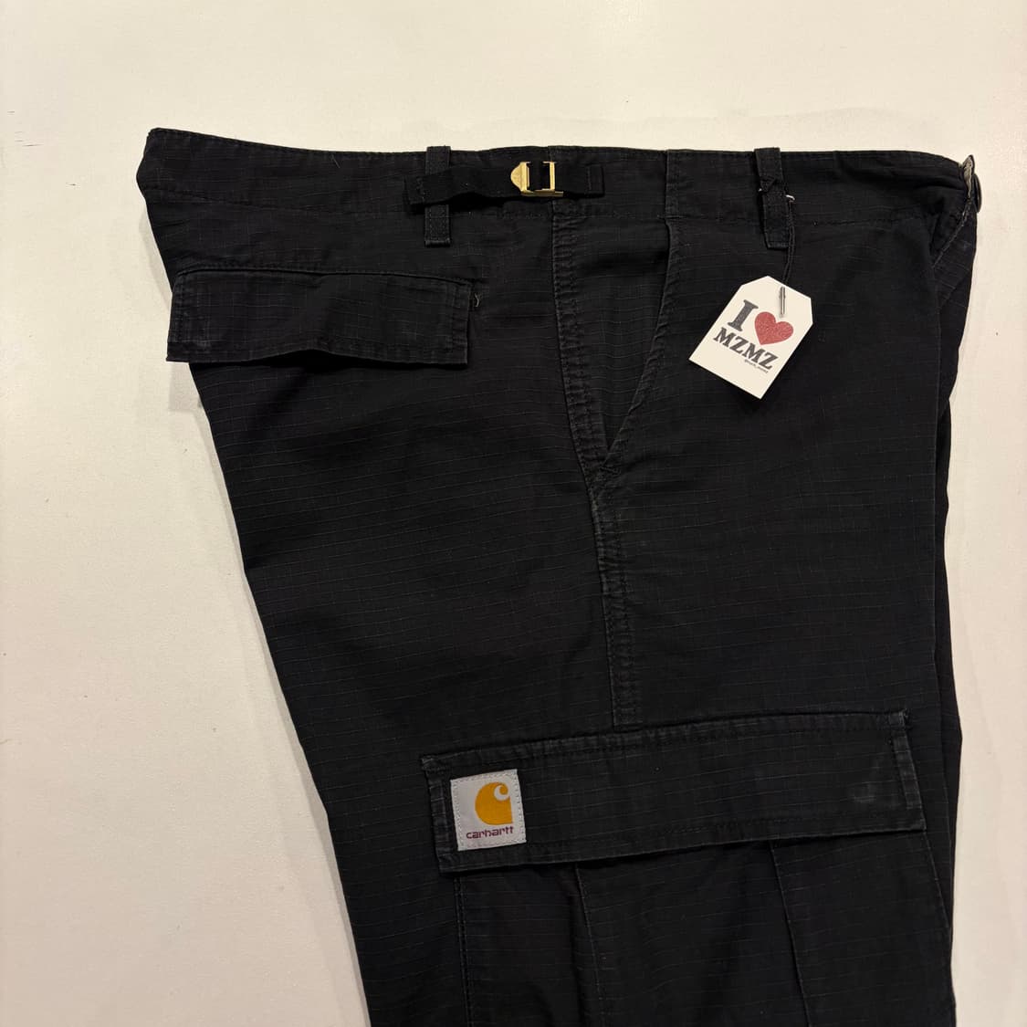 [31x32] 칼하트 wip 에비에이션 블랙 카고 바지 B261 상품이미지6