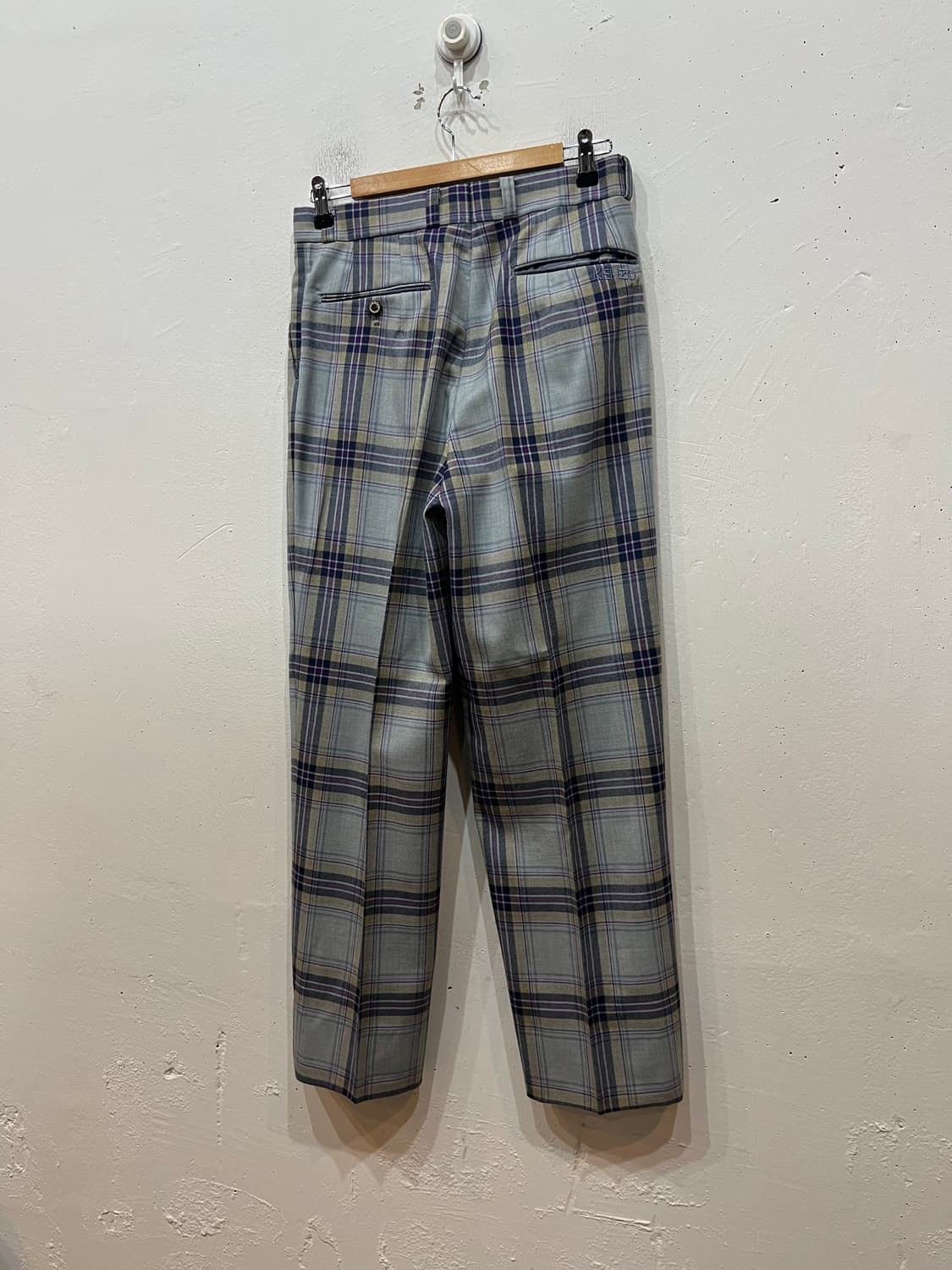 겐조 골프 투턱 퓨어울 팬츠 바지 Made in JAPAN 상품이미지1