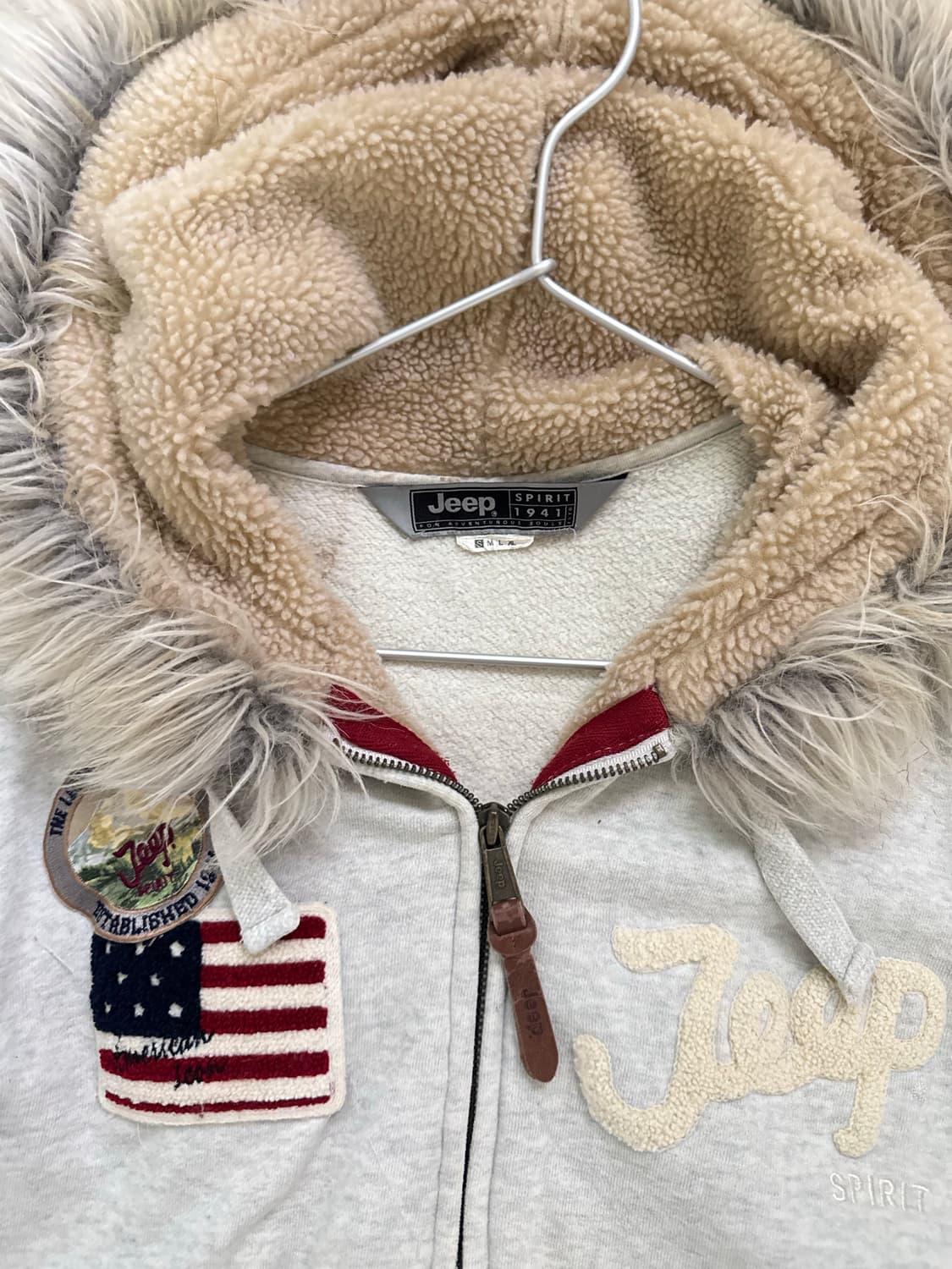 지프 퍼 후드집업 S 상품이미지2