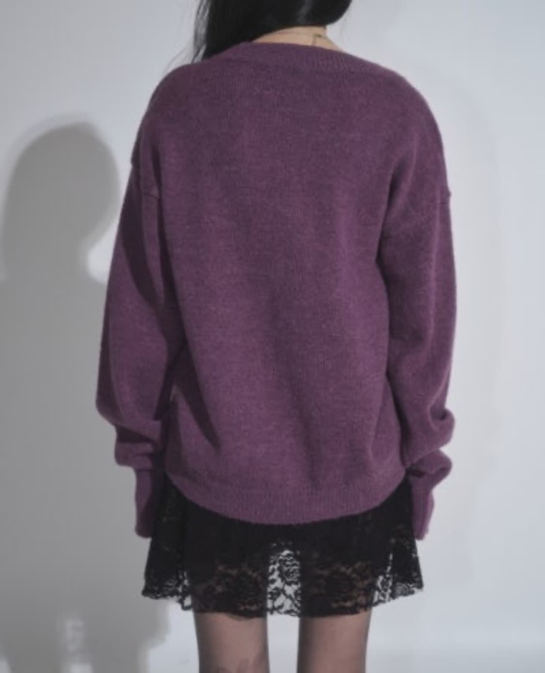 [as”on] HAPPER CARDIGAN / PURPLE 상품이미지4